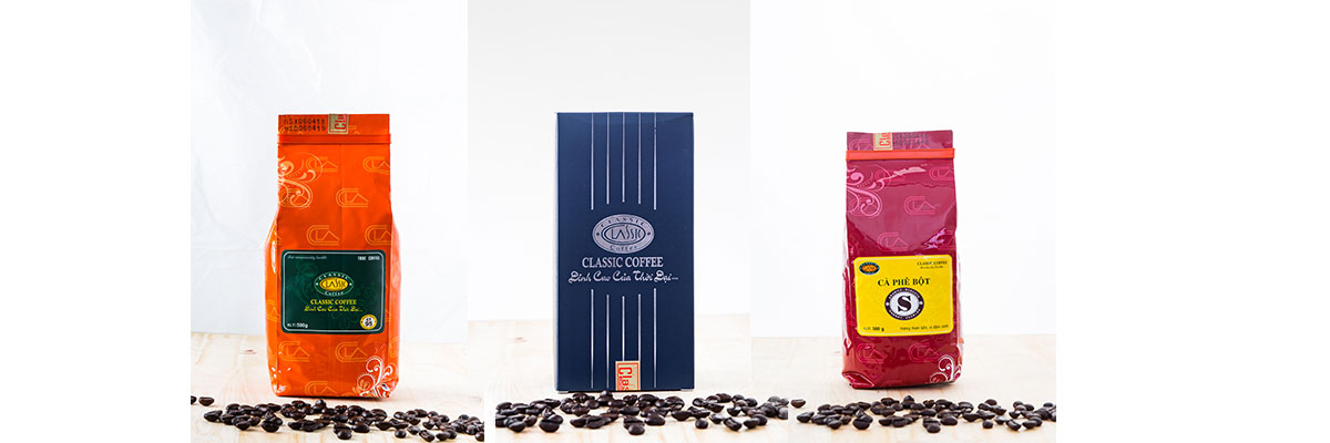 Cà phê rang xay đóng gói sẵn phổ biến Cà phê rang xay đóng gói sẵn phổ biến