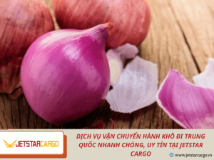 Dịch Vụ Vận Chuyển Hành Khô Đi Trung Quốc Nhanh Chóng, Uy Tín Tại Jetstar Cargo